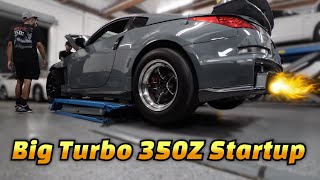 First Startup On My New 350Z Turbo Kit