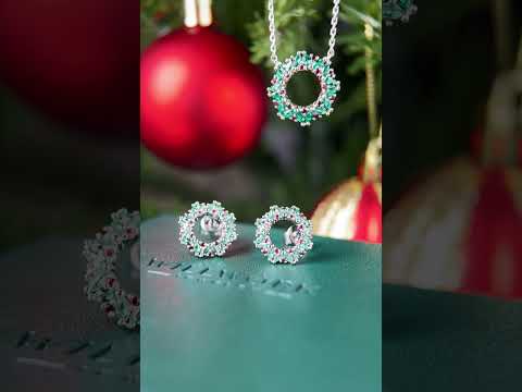 Wreath marquise emerald Christmas gifts #willworkjewelry #giftideas  #blackfriday #jewelry #necklace