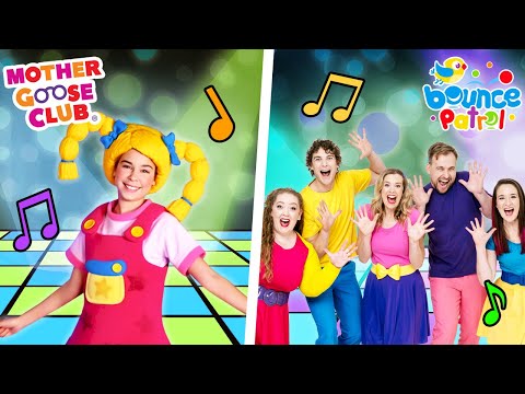 Dance Party 🕺🪩🎉 | Mother Goose Club Sings Bounce Patrol | Nursery Rhymes