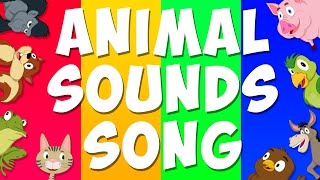 Animal Sounds Song | Learn Animals Sound