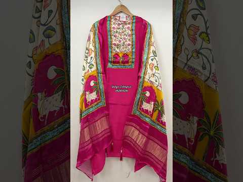 Premium Dola Silk Handwork Unstitched Salwar Suits | Latest Designs | Yadgar Enterprise | Wholesale