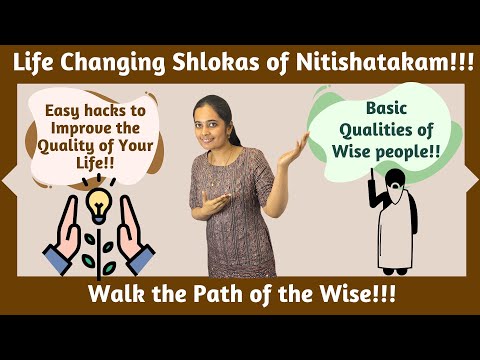 Bhartruhari's Timeless Wisdom EXPOSED in Neetishatakam| NitiShatakam - Part 7| Path of the wise