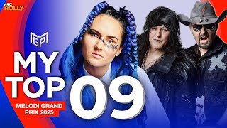 🇳🇴 Melodi Grand Prix 2025 | My Top 9 (Norway Eurovision 2025)