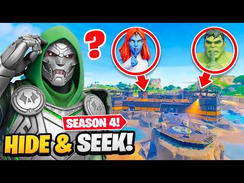 HIDE & SEEK in Fortnite Season 4! (Marvel)