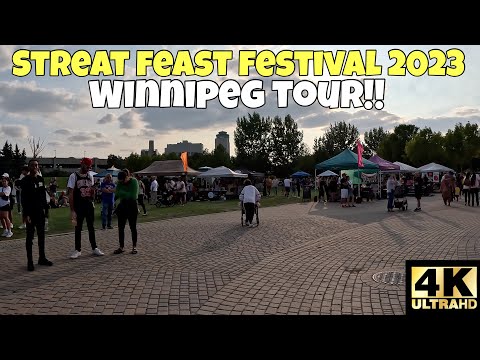 STREAT FEAST FESTIVAL 2023 WINNIPEG TOUR 🍛☀️!! [4K]