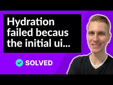 Next.js Hydration failed because the initial ui does not match what was rendered on the server (FIX)