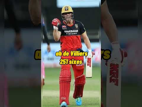 most sixes in ipl #cricket #shorts