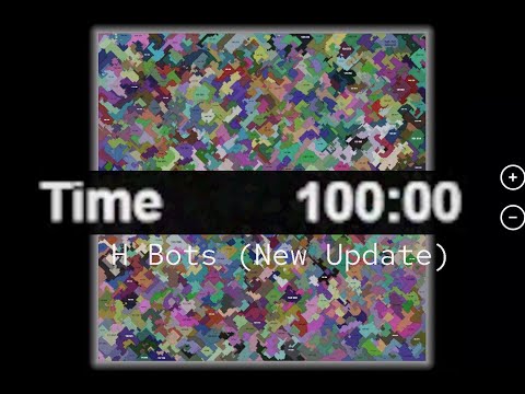 100+ MINS NEW UPDATE BOTS TIMELAPSE - Territorial.io