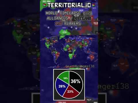 WORLD MAP : It's all [OG] | ALLIANCES 4 | ⏰ 21x | Territorial.io Timelapse | #80 |