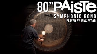 80” Paiste Symphonic Gong played by Jens Zygar at Memphis Gong Chamber