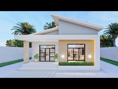 Tiny House design Idea | 1 Bedroom small house design | 8mx7m