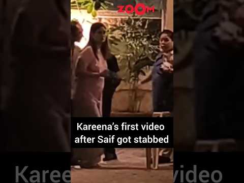 Kareena Kapoor STRESSED after husband Saif Ali Khan's stabbed in robbery attempt last night #shorts