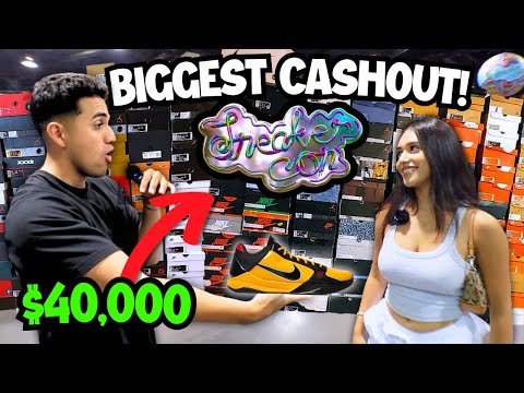 CASHING OUT $40K AT SNEAKER CON LA!