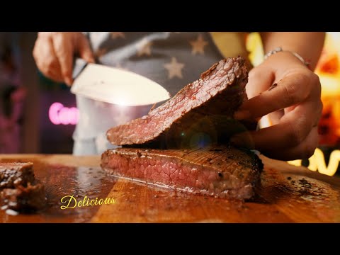 Perfect and Juicy Flank Steak, Every Single Time! With Chimichurri Sauce!