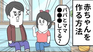 「赤ちゃんを作る方法」を当ててくる娘【アニメ】