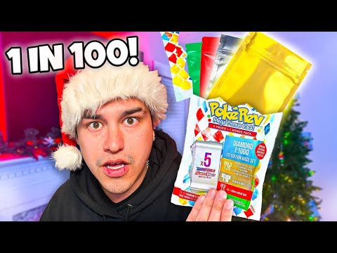 I PULLED GOLD FROM BRAND NEW POKEREV MYSTERY PACK (Insane Luck) | Vertmas Day 7