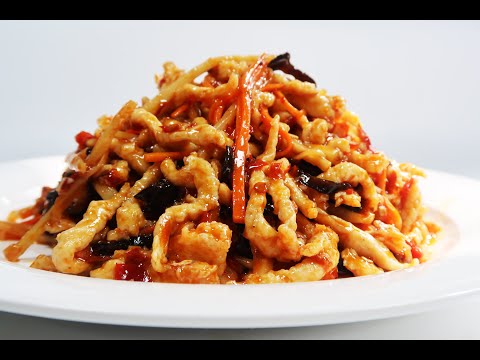 Sichuan Cuisine Yuxiang Shredded Chicken Recipe / Home cooked better than take-out  家庭版鱼香肉丝