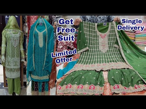 New Shop Opening Offer Get Free Rajwadi Suit | Pakistani Fancy Suit, Bridal Suits@hyderabadshopping