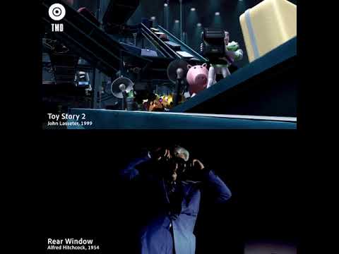 Rear Window (1954) ⁣｜Toy Story 2 (1999) Side By Side ⁣