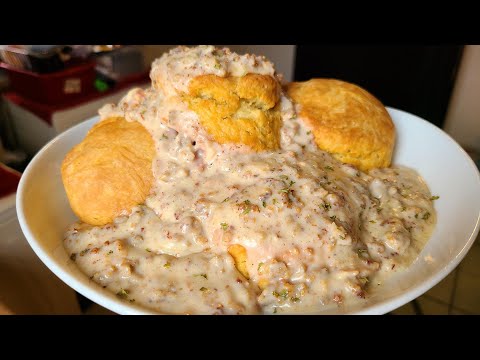 Southern style Biscuits and Gravy