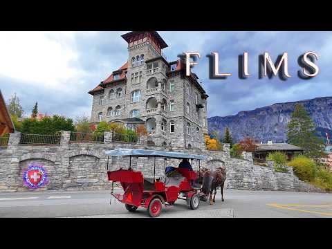 SWITZERLAND FLIMS ✨ Alpine Village / Swiss Mountain Walking tour 4K HDR 🏆 UNESCO World Site Sardona