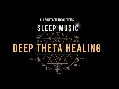 BLACK SCREEN SLEEP MUSIC 🌙 Fall Asleep Fast with Theta Waves