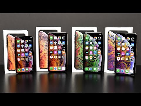 Apple iPhone XS vs XS Max: Unboxing & Review (All Colors)