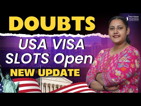 Biggest Update: USA Visa Slots for 2025 | Doubts about US Visa Immigration #studyinusa