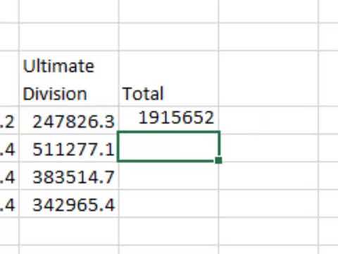 Summing States Using Range Names 1