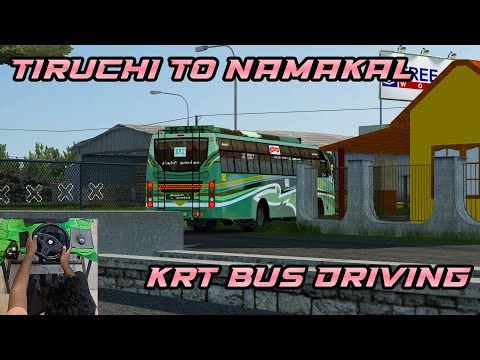 KRT Private Bus Driving~Tiruchi to Namakal Fast Passenger ~ ETS2 Tamil Nadu Bus Mod~ BIJU MON GAMING