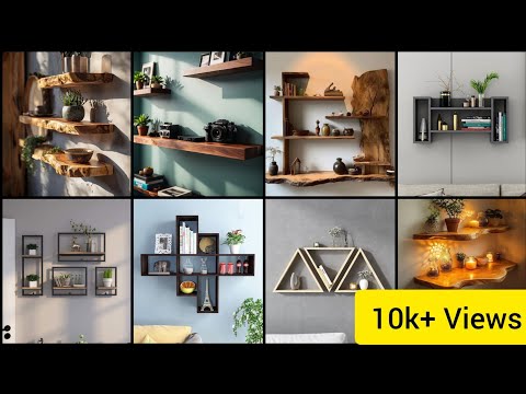 Top 50+ Amazing Wooden Wall Shelves Design Ideas l Living Room Wall Decoration Ideas