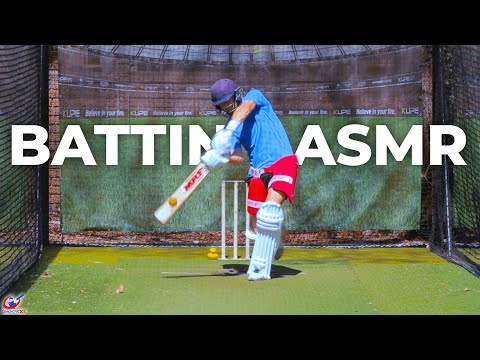 The Most Satisfying Cricket Batting Video - 6 Minutes of Batting ASMR