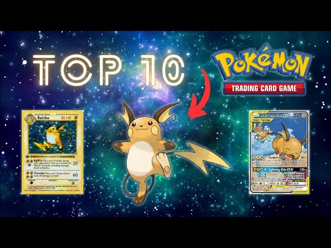 Top 10 EXPENSIVE Raichu Pokemon Cards ⚡️ #shorts #top10 #raichu