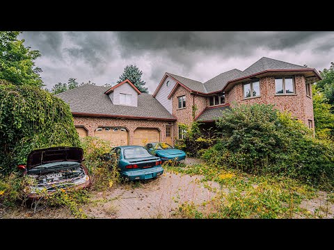 A TRAGIC Look Inside this ABANDONED Retro 1980's Mansion in the Woods l Everything Left Behind