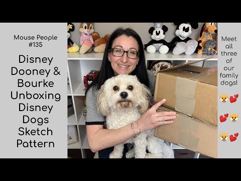 Disney Dooney & Bourke Bag Unboxing | Disney Dogs Sketch Pattern Purse #135 Ambler | Cosmetic