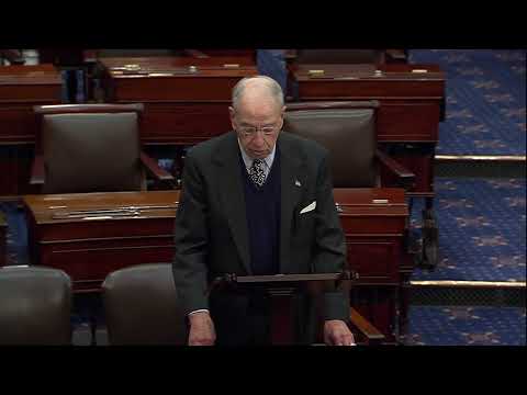 Grassley Memorializes President Jimmy Carter on Senate Floor