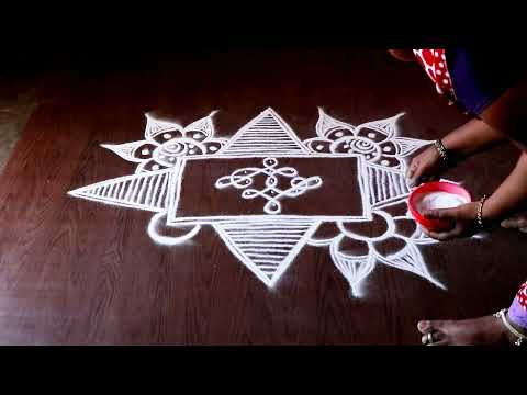 saturday rangoli designs | kolam art | floor decoration by kolam