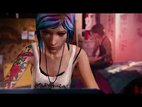 Life Is Strange - Chloe's Room Ambiance 2 (outdoor sounds, birds, passing cars, talking)