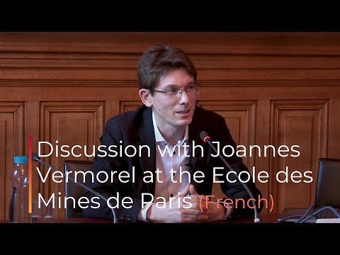 Discussion with Joannes Vermorel at the Ecole des Mines de Paris (French)