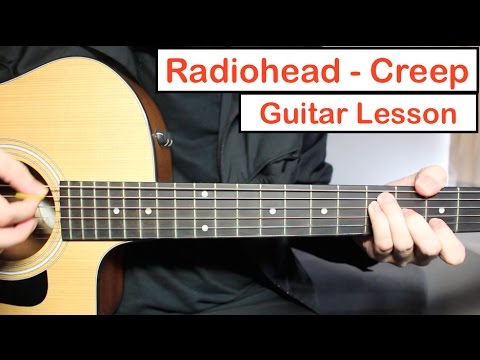 Radiohead - Creep | Guitar Lesson (Tutorial) How to play Chords + Lead