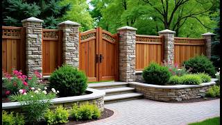 Creative Decorative Stone Ideas for Front Fence Design | Achieve a Timeless Look