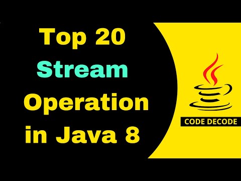 Top 20 Java 8 Stream Api Operations | Coding Interview Questions And Answers | Features |Code Decode