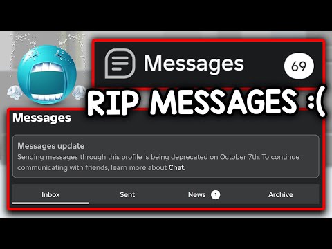 Roblox is REMOVING the Messages feature...