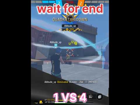 1 vs 4 clutch/MP40/cs rank/ #freefire #freefireshorts #foryou #foryoupage #ff #shorts #short#ffmax