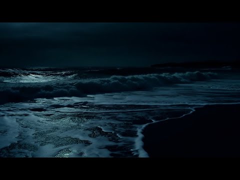 Ocean Waves for Deep Sleep | Ocean Waves at Night for Deep Sleep | Relaxing Tropical Beach at Night