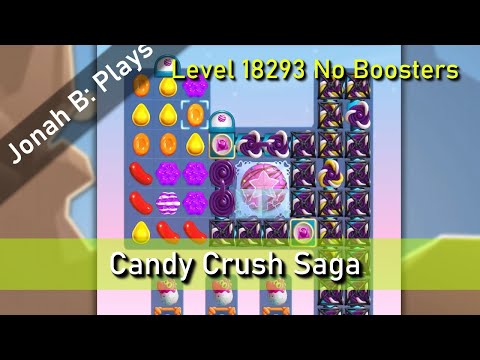 Candy Crush Saga Level 18293 No Boosters