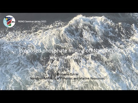 Proposed phosphate mining off Namibia - key unknowns