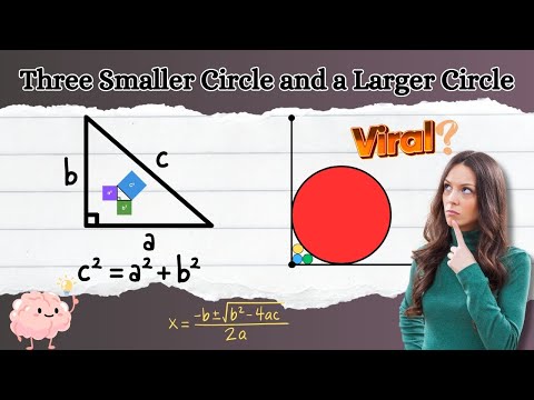 Three Smaller Circle and a Larger Circle Viral Question