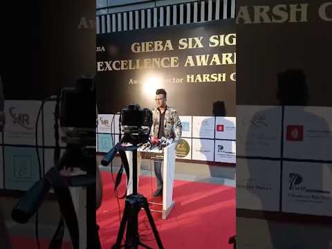 Gieba Awards 2025 in Mumbai thank you Mr Sumit ji and Harsh Gupta ji #awsrds #bollywood