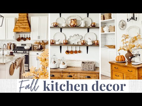 🍂 FALL DECORATE WITH ME 2024 🍂 Part 2 || Fall Kitchen Decor | Fall Decorating